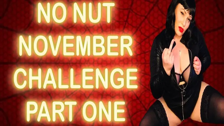 NO NUT NOVEMBER CHALLENGE PART ONE