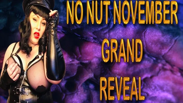 NO NUT NOVEMBER GRAND REVEAL