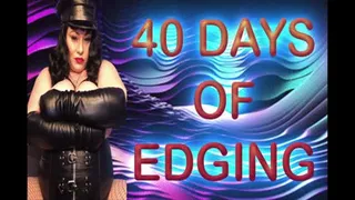 40 DAYS OF EDGING