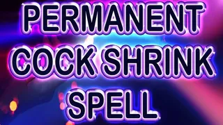 PERMANENT COCK SHRINK SPELL