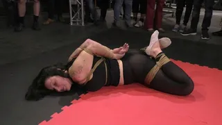 1 on 1 Bondage Escape Challenge from BoundCon XVI - Mario vs tattooeDMomo - Part 2