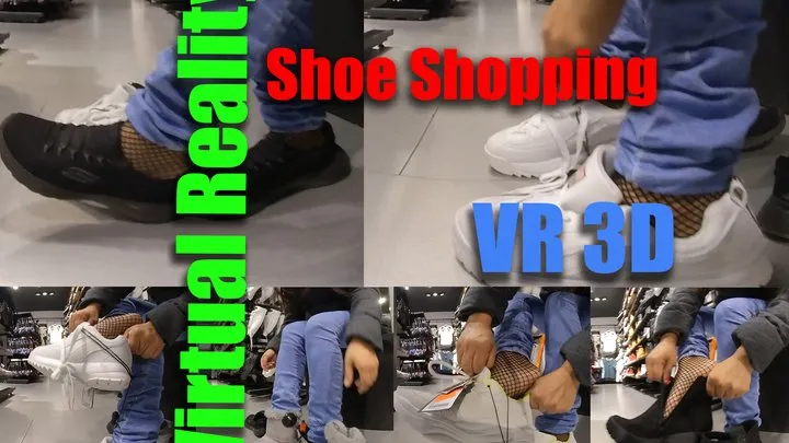 Gypsy Girl footfetish shoeplay Footfetish 3D VR Virtual Reality Footfetish Feet CLIP - Gypsy Girl accompany her shopping at the High Heels shoe, she tries different HIGH HEELS, Socks, Fishnet Socks, shoeplay sweaty feet