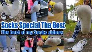 The best of my socks clips in a video, sweaty dirty socks filmed up close