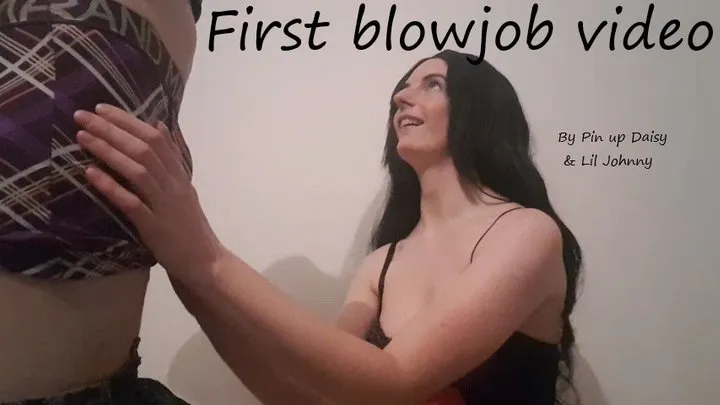 First blowjob video with cum over boobs