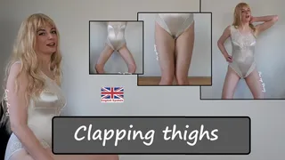 Clapping thighs fetish by Pin up Daisy