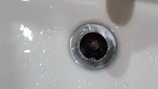 Running water from a tap, fingers underneath (ASMR)