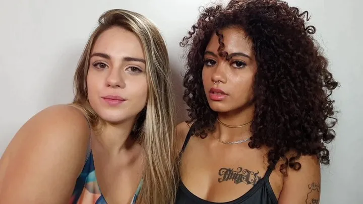 KISSES INTERRACIAL - VOL #4 - NEW TOP GIRL LARISSA BUENO AND PATRICIA VASCONCELO - NEW MF OCT 2019 - CLIP 1 - Never Published