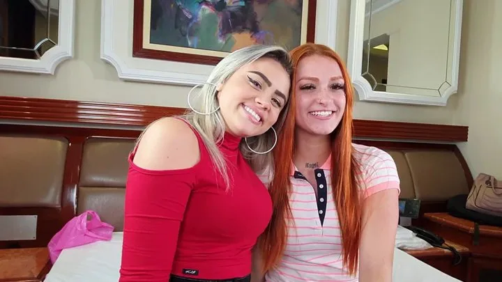 NEW REDHEAD IMPRESSING WITH HER DEEP KISSES - VOL #93 - NEW TOP GIRLS MILENA AND CLARICE - NEW MR NOV 2020 - CLIP 1