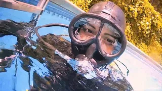 Rubber Scuba with Full Face Mask