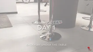 DAY 01 - shoeplay under the table