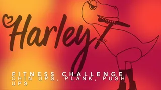 Harley T Fitness Challenge: Pull ups, planks, push ups