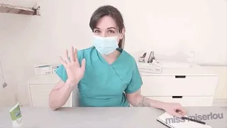 Nurse worships your huge cock - handjob, dirty talk