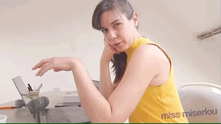 Your coworker's hairy arms - arm hair fetish, JOI