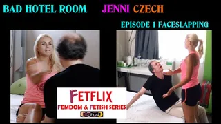 JENNI CZECH SLAPS Marc's FACE (BAD HOTEL ROOM S01 E01)