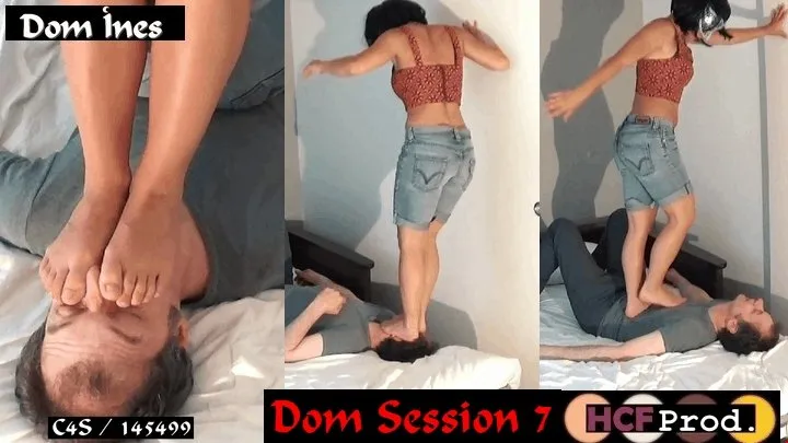 Domination Session 7 Trampling and Foot dom