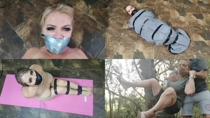 Even More Bondage Adventures Of Connie - 3 Hot Bondage Scenes of the busty MILF kept tight bound and gagged