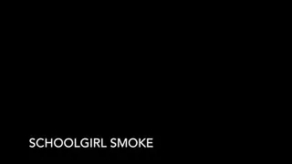 schoolgirl smoking