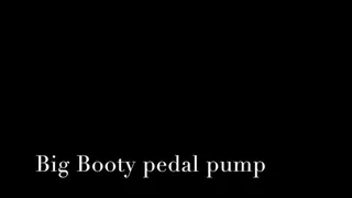 sexy black bikini pedal pump
