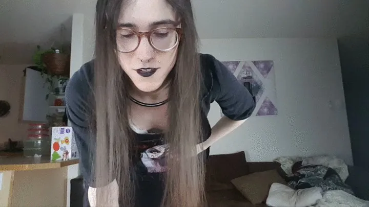Goth girl with a special secret