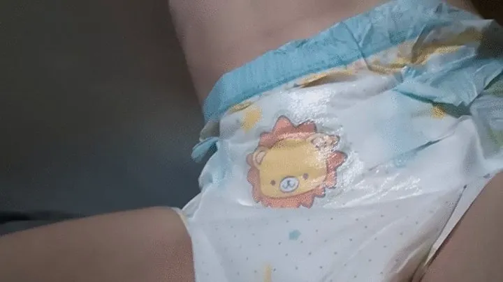 2 Diaper Wettings & Taking Them Off + Showing You What's Under Them