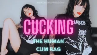 Cucking The Human Cum Rag