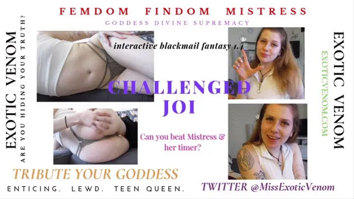 BlackMail-Fantasy ~ Challenged JOI