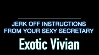 Jerk Off Instructions - Sexy Secretary