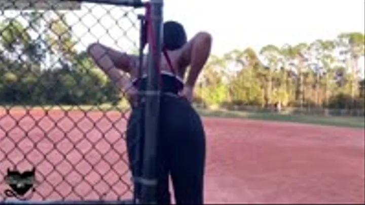 Ebony Public Park Hanging Wedgie