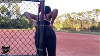 Ebony Public Park Hanging Wedgie