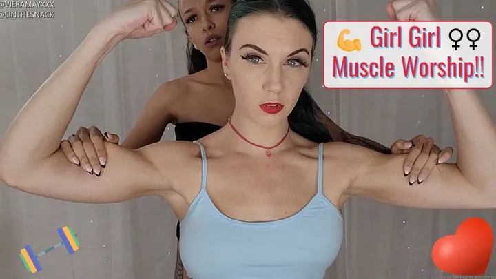 Lesbians Show Off Muscles