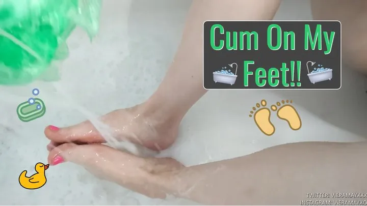 You Cum On My Feet In The Shower