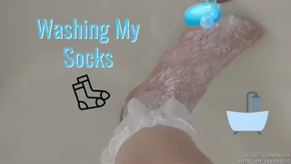 Washing My Socks- Foot Fetish