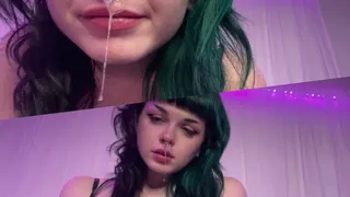 Pretty Alt Girl Uses Sneezing Powder