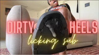 Dirty Heels Licking Sub