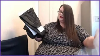 BBW SSBBW TRIES ON JEANS JEGGINGS IN 15 YEARS
