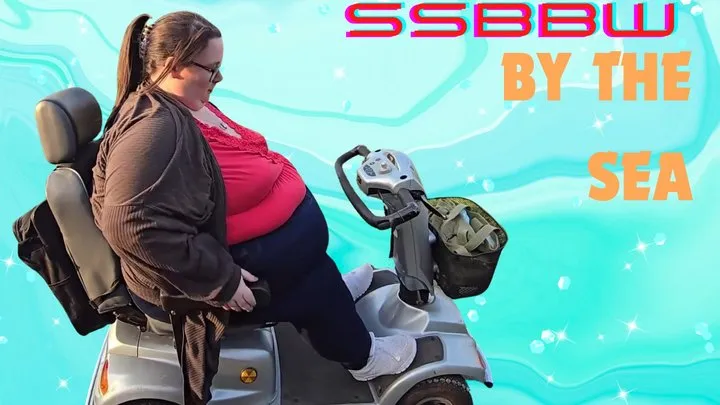 SSBBW BY THE SEA ON MY MOBILITY SCOOTER