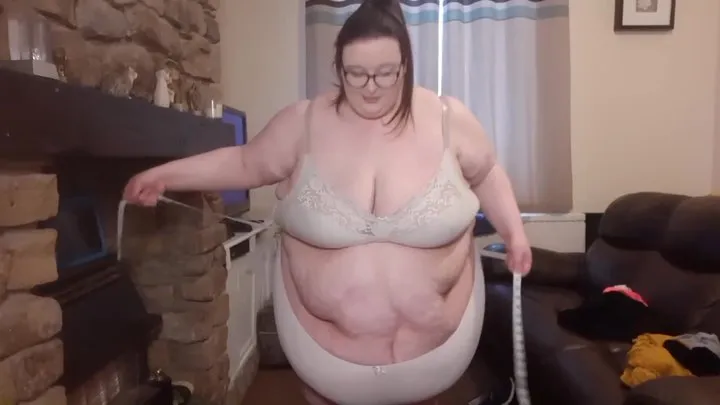 SSBBW MEASUREMENTS ATTEMPT FAIL BRA AND THONG