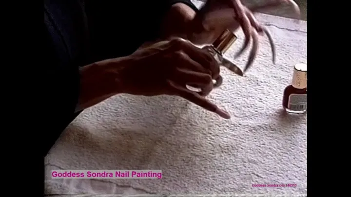 Goddess Sondra Finger Nail Painting