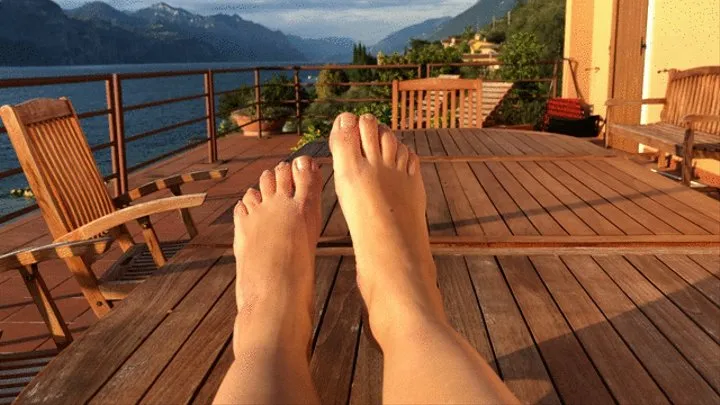 Feet in paradise