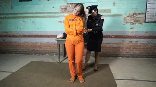 bound for arrest in orange straitjacket full