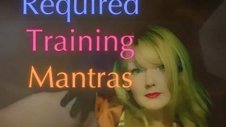 Required Training Mantras