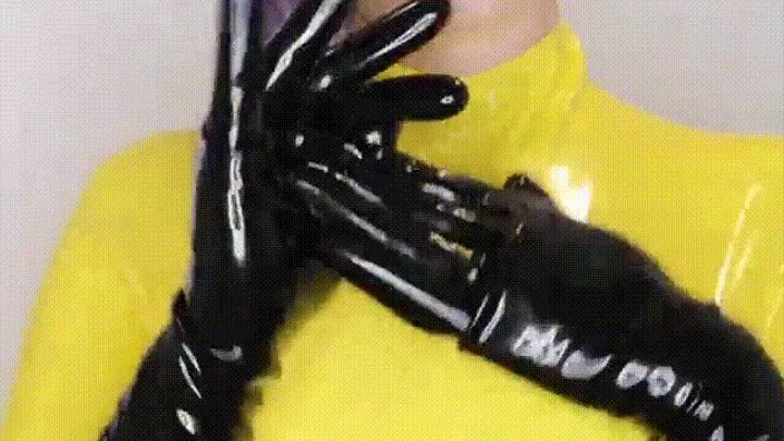 Latex Gloves Breath Play POV