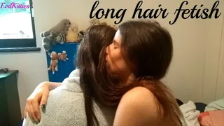 Brushing his long hair turns me on (long haired man) part 2