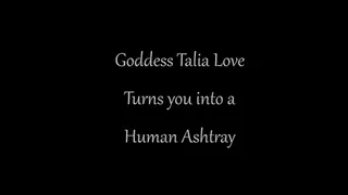 Goddess Talia Love Trains you to be her Human Ashtray
