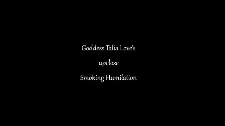 Goddess Talia Love Humiliates you while Smoking