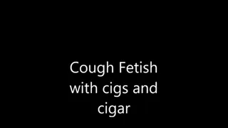 Talia Love's coughing fetish with cigs and cigar part 1