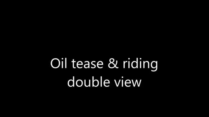 Oil Tease and rub with riding