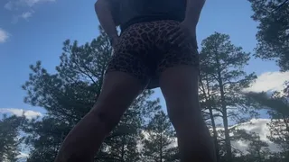 Leopard ass fetish