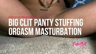 Big Clit Panty Stuffing Orgasm Masturbation (ES218)