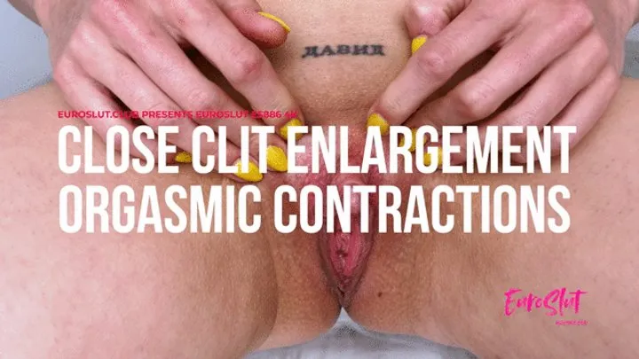 Close Up Clitoris Enlargement Orgasmic Contractions (ES886)